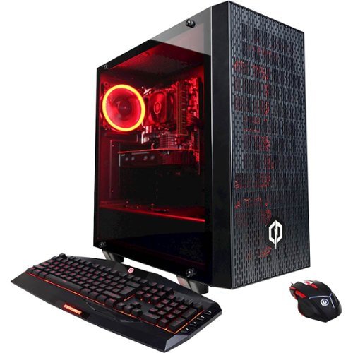 CyberPowerPC - Gamer Master Desktop - AMD Ryzen 3 - 8GB Memory - NVIDIA GeForce GT 1030 - 1TB Hard Drive - Black-Front_Standard 
