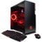 CyberPowerPC - Gamer Master Gaming Desktop- AMD Ryzen 3- 8GB Memory- NVIDIA GeForce GTX 1060 - 120GB Solid State Drive + 1TB Hard Drive - Black-Front_Standard