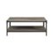 Walker Edison - Farmhouse Angle Industrial Iron Coffee Table - Gray Wash-Front_Standard