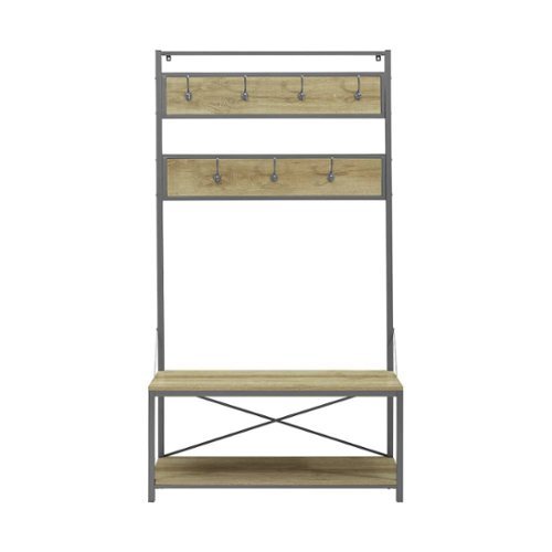 Walker Edison - Hall Tree - White Oak-Front_Standard 