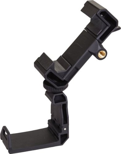 PolarPro - Phone Mount for DJI Mavic 2, Mavic Air and Spark Remotes - Black-Front_Standard 