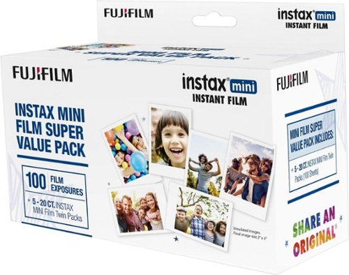  Fujifilm - instax mini Film Super Value Film Pack (100 Sheets)
