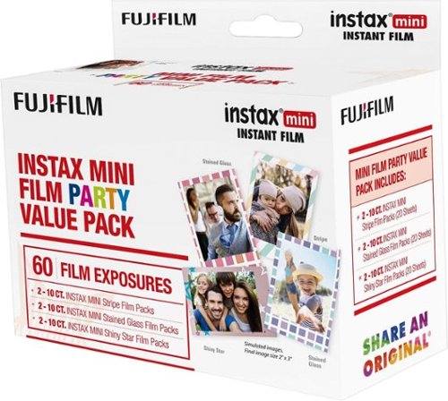  Fujifilm - instax Party Value Film Pack (60 Sheets)