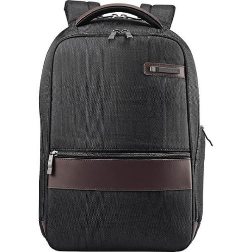 Samsonite - Small Kombi Backpack for 13.3" Laptop and 10.1" Tablet - Black/Brown