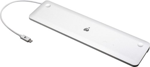 IOGEAR Ultra-Slim USB-C Docking Station with Power Delivery Pass-Through - Silver WORLDWIDE DELIVERY