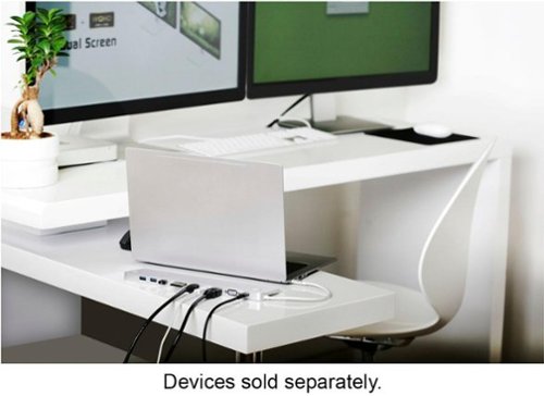 IOGEAR Ultra-Slim USB-C Docking Station with Power Delivery Pass-Through - Silver GLOBAL SHIPPING