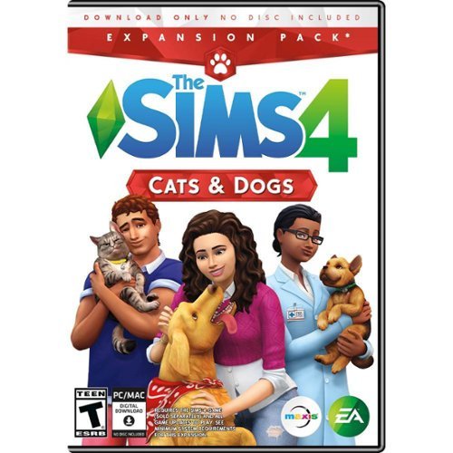 The Sims 4 Cats & Dogs - Mac, Windows-Front_Standard 