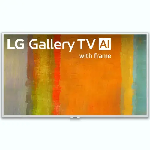 LG Gallery TV AI with frame