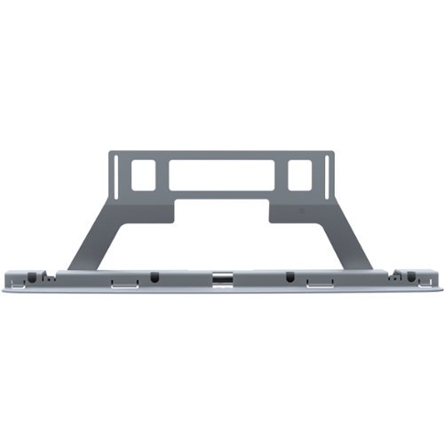 SunBriteTV - Signature TV Stand for Most Flat-Panel TVs Up to 65" - Silver-Front_Standard 