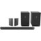 Nakamichi - Shockwafe Elite 7.2-Channel Soundbar System with Dual 8" Wireless Subwoofers and Two 2-way Rear Speakers - Black-Front_Standard