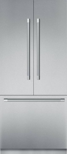Thermador - Freedom 19.4 Cu. Ft. French Door Built-In Refrigerator