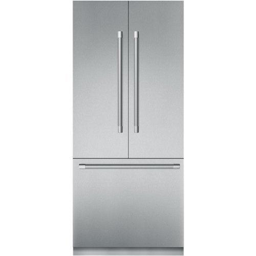 Thermador - Freedom 19.4 Cu. Ft. French Door Built-In Refrigerator - Stainless Steel-Front_Standard 