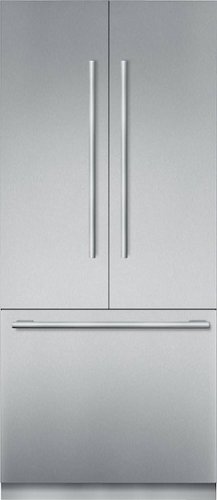 Thermador - Freedom 19.4 Cu. Ft. French Door Built-In Refrigerator - Stainless steel