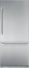 Thermador - Freedom Collection 19.6 Cu. Ft. Bottom-Freezer Built-In Refrigerator with Ice Maker - Stainless Steel-Front_Standard