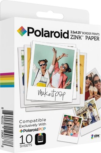 Polaroid - POP Instant Print Paper (10-Pack) - White-Angle_Standard 