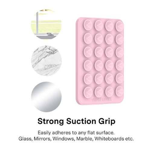 VELVET CAVIAR Magnetic Suction Phone Mount - Strawberry Milk GLOBAL SHIPPING