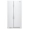 Whirlpool - 21.7 Cu. Ft. Side-by-Side Refrigerator - White-Front_Standard 