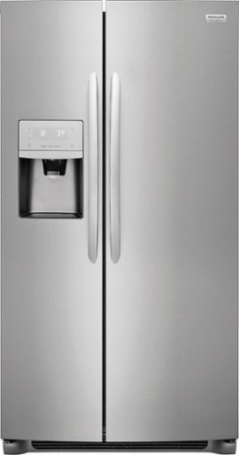 Frigidaire - 22.2 Cu. Ft. Counter-Depth Side-by-Side Refrigerator - Stainless steel