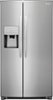 Frigidaire - 22.2 Cu. Ft. Counter-Depth Side-by-Side Refrigerator - Stainless Steel-Front_Standard 