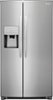 Frigidaire - 22.2 Cu. Ft. Counter-Depth Side-by-Side Refrigerator - Stainless Steel-Front_Standard