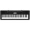 Casio - Portable Keyboard with 61 Velocity-Sensitive Keys - Black-Front_Standard