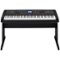 Yamaha - Portable Grand Full-Size Keyboard with 88 Velocity-Sensitive Keys - Black-Front_Standard