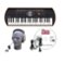 Casio - Portable Keyboard with 44 Keys - Black/orange-Front_Standard