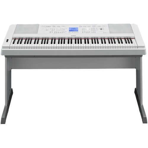Yamaha - Portable Grand Full-Size Keyboard with 88 Keys - White-Front_Standard 