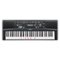Yamaha - Portable Keyboard with 61 Velocity-Sensitive Keys - Black-Front_Standard