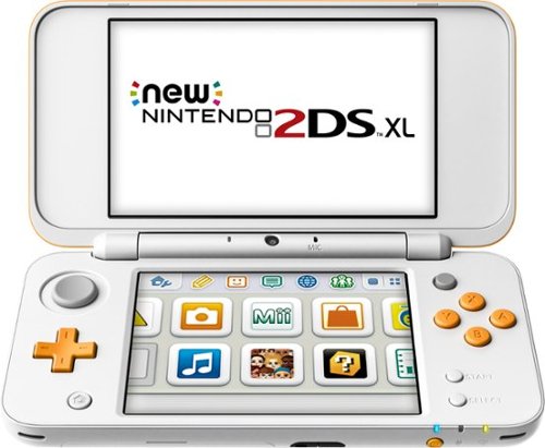  Nintendo - New 2DS XL - White/Orange
