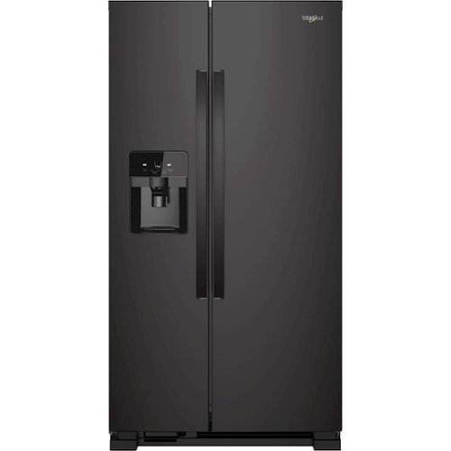 Photos - Fridge Whirlpool  24.6 Cu. Ft. Side-by-Side Refrigerator with Water and Ice Disp 