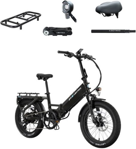 Lectric eBikes - XP4 750 Long-Range eBike: 85mi. Range/ 28mph Speed + Comfort Package, Headlight, & Lock - Unisize - Tempest Grey