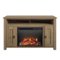 Ameriwood Home - Farmington Electric Fireplace TV Console - Natural-Front_Standard