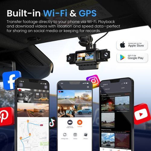 Rexing R4-4D All-Around 1080p, Built-in 360° Motion Parking Monitor, App Control - Black HOW TO BUY
