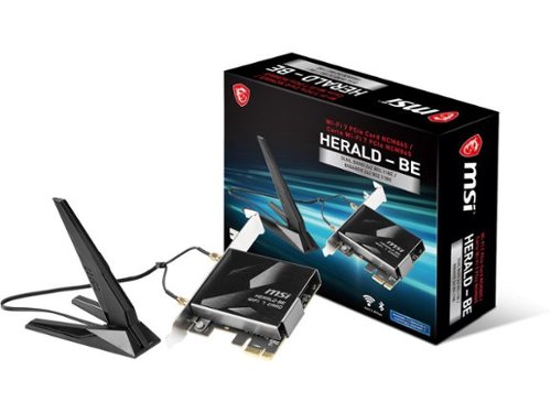 open box MSI Herald-BE NCM865 無線LANカード 未 MSI HERALD BE WIFI 7 MAX, NCM865 Tri Band Wi Fi 7 & Bluetooth 5.4