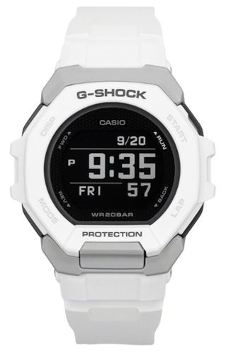 Casio G Shock G Squad Digital Smartphone Link White Bio Based