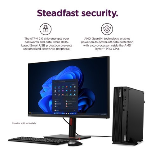 Lenovo ThinkCentre M75s (Gen 5) Desktop Ryzen 7 PRO 8700G 16GB