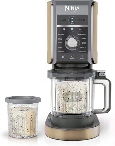 Ninja - Refurbished Excellent - Deluxe 11-in-1 XL Ice Cream Maker NC551QRG - Rose Gold-Front_Standard 