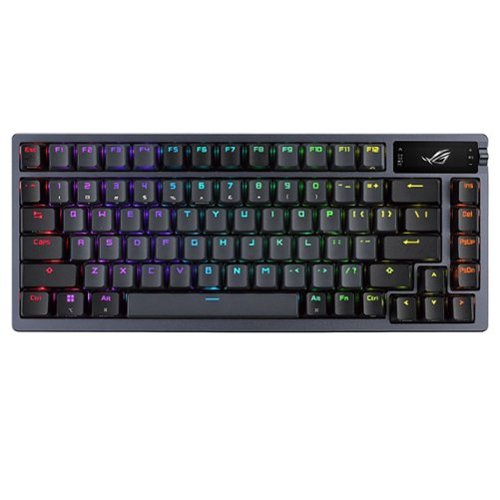 ASUS - ROG M71 Azoth 75% TKL Bluetooth and RF Wireless Red Switch Mechanical Gaming Keyboard