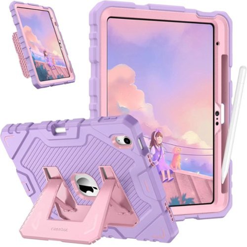 Kitcheniva - Shockproof Kids Friendly Case For iPad A16 11th Gen 11 Inch 2025 And iPad 10th 10.9 Inch - Purple-Front_Standard 