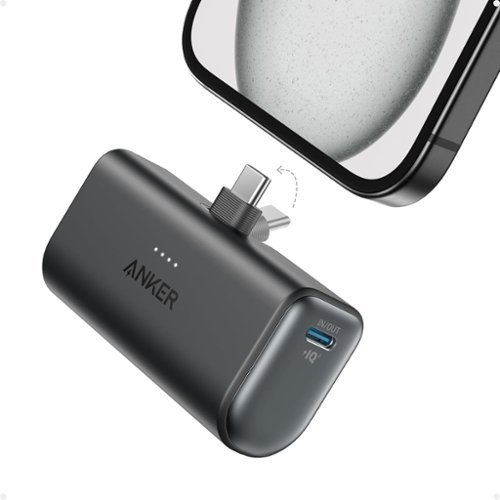 Anker - iPhone 17 Portable Charger Nano Power Bank test - Black-Front_Standard 