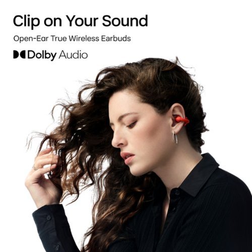 Shokz OpenDots ONE Open-Ear Clip-On True Wireless Bluetooth Earbuds - Red BUY ONLINE