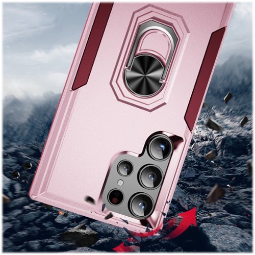 SaharaCase ArmorPro Kickstand Case for Samsung Galaxy S24 Ultra - Wild Pink BUY ONLINE