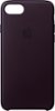 Apple - iPhone® 8/7 Leather Case - Dark Aubergine-Front_Standard 