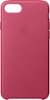 Apple - iPhone® 8/7 Leather Case - Pink Fuchsia-Front_Standard