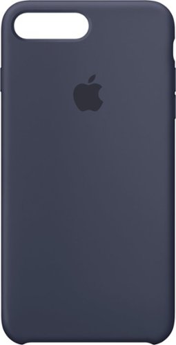 Apple - iPhone® 8 Plus/7 Plus Silicone Case - Midnight Blue-Front_Standard 