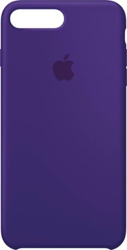 Apple - iPhone® 8 Plus/7 Plus Silicone Case - Ultra Violet-Front_Standard 