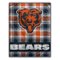 Pegasus - Chicago Bears 66" x 95" Oversized Plaid FAN-mily Ultra Cozy Blanket - Multicolor-Front_Standard