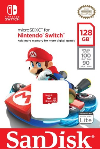 SanDisk 128GB microSDXC UHS-I Memory Card for Nintendo Switch 1 SHOP ONLINE