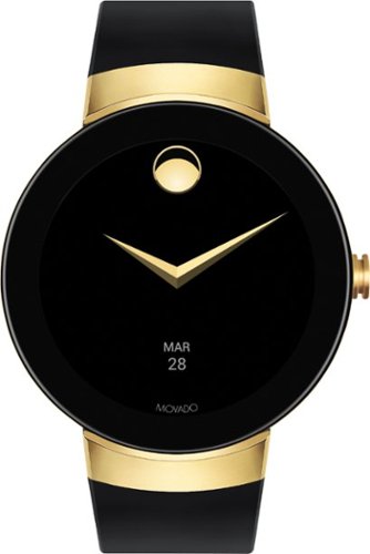 Movado - Connect Smartwatch 46.5mm Stainless Steel - Gold stainless steel - (2019)-Front_Standard 